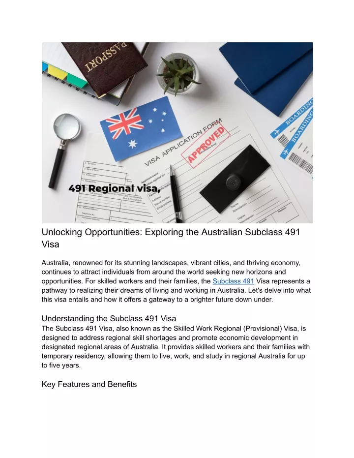 unlocking opportunities exploring the australian