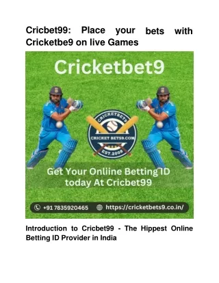 Cricbet99 |Cricketbet9 | Cricketbet9 login