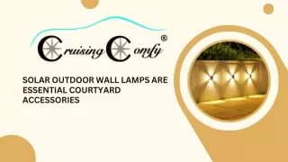 Choosing the Best Solar Outdoor Wall Lamps