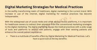 Digital Marketing Strategies for Medical Practices