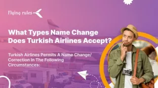 What Types Name Change Does Turkish Airlines Accept