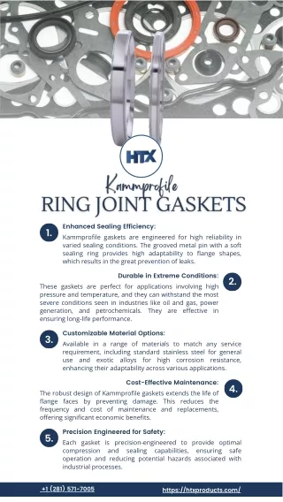 Seal the Deal: Advanced Kammprofile Ring Joint Gaskets