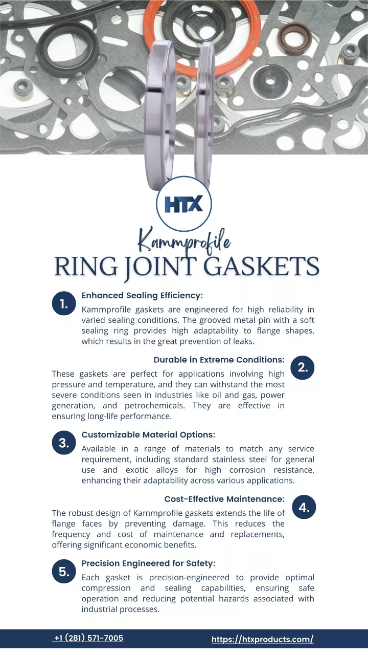 enhanced sealing efficiency kammprofile gaskets