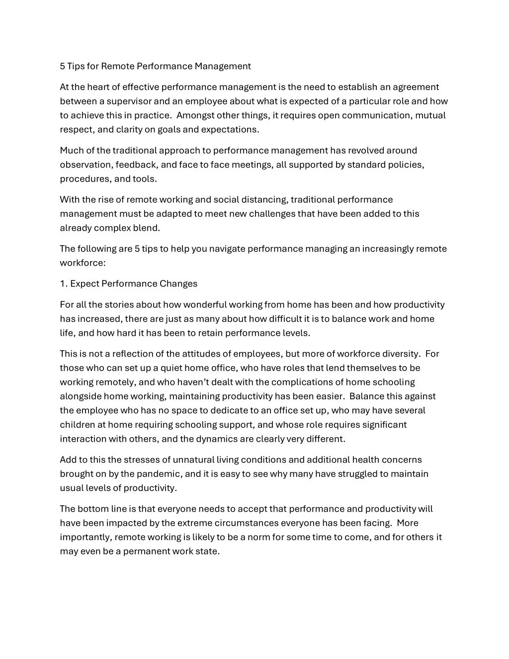 PPT - 5 Tips for Remote Performance Management PowerPoint Presentation ...