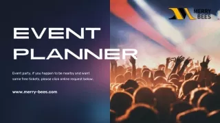 Gradient Blur Event Planner Presentation