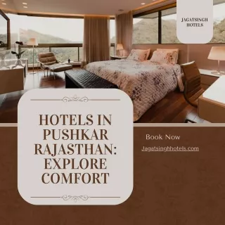 Hotels in Pushkar Rajasthan Explore Comfort