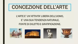 CONCEZIONE DELL'ARTE DI ARISTOTELE