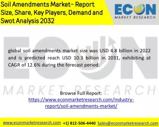 soil amendments market report size share