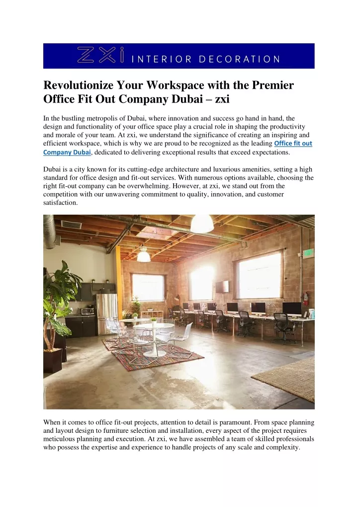 revolutionize your workspace with the premier