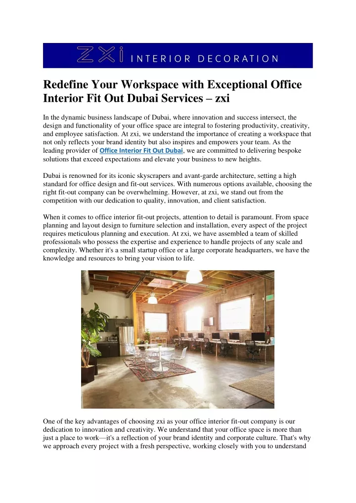 redefine your workspace with exceptional office