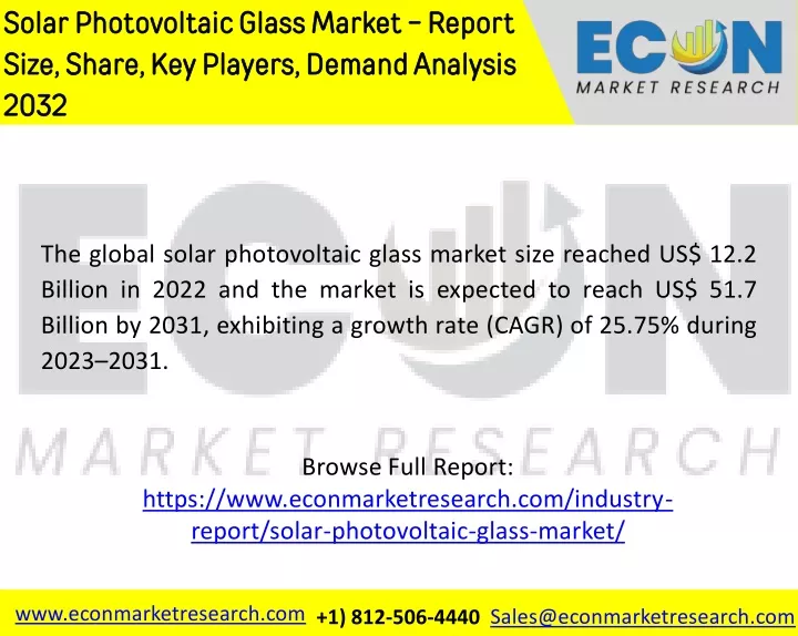solar photovoltaic glass market report size share