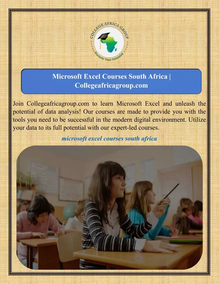 join collegeafricagroup com to learn microsoft