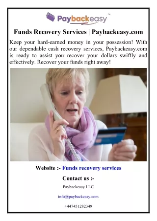 funds recovery services paybackeasy com