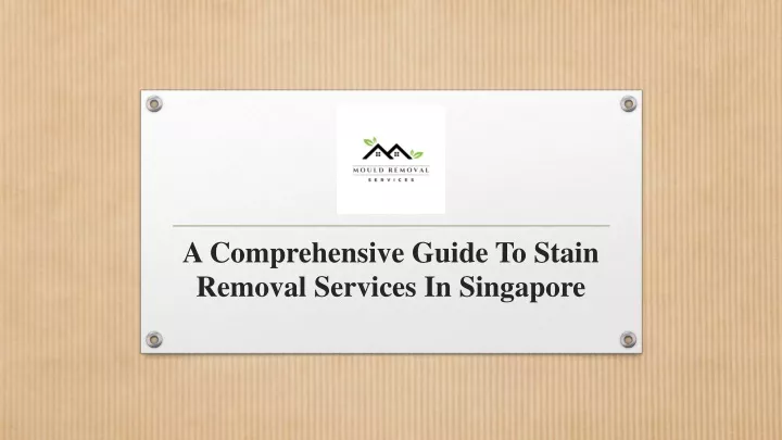 a comprehensive guide to stain removal services in singapore