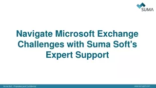 Microsoft Exchange Support Services