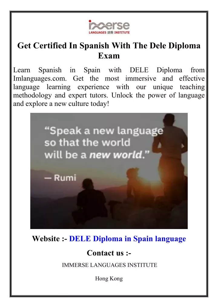 ppt-get-certified-in-spanish-with-the-dele-diploma-exam-powerpoint