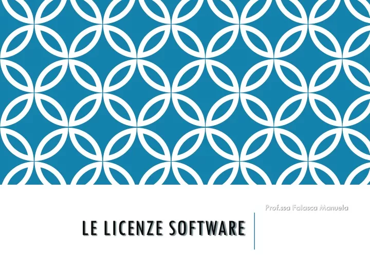 le licenze software