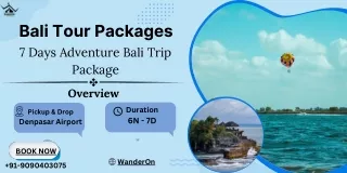 Discover Bali A 7-Day Adventure Journey