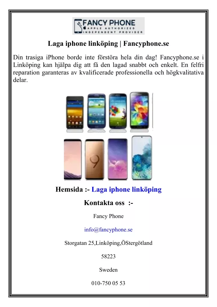 laga iphone link ping fancyphone se