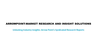 Unlocking Industry Insight Arrow Point's Syndicated Research Reports