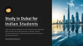 Discover Study Opportunities in Dubai - www.studyoverseashelp.com