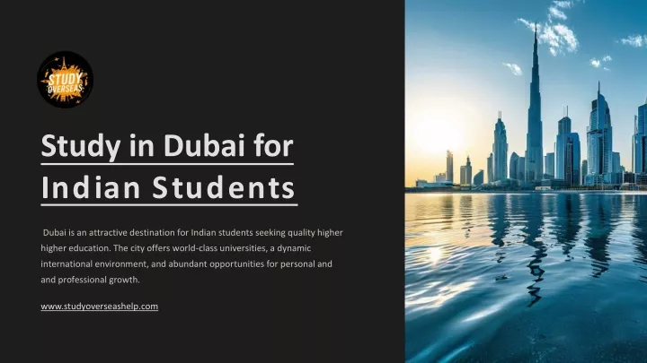 study in dubai for indian students