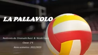 educazione fisica la pallavolo