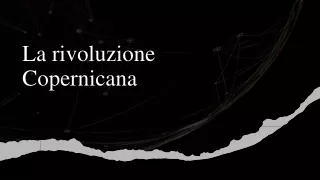 rivoluzione copernicana