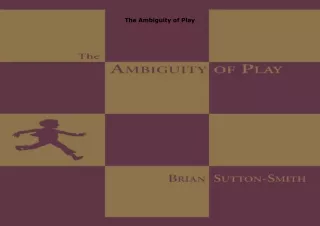 [PDF]❤️DOWNLOAD⚡️ The Ambiguity of Play