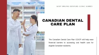 Canadian Dental Care Plan Surrey