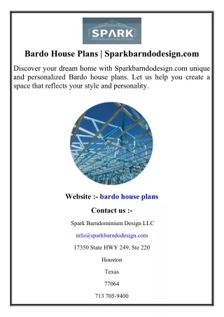 bardo house plans sparkbarndodesign com