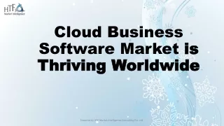 Cloud Business Software Market