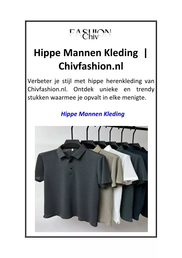 hippe mannen kleding chivfashion nl