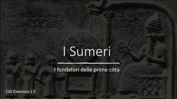 i sumeri