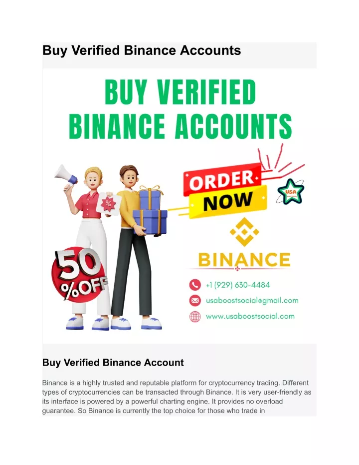 buy verified binance accounts