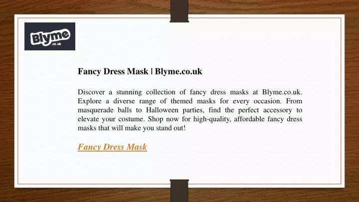 fancy dress mask blyme co uk discover a stunning