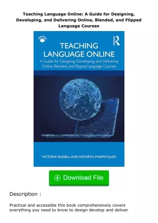 download⚡️ free (✔️pdf✔️) Teaching Language Online: A Guide for Designing, Dev