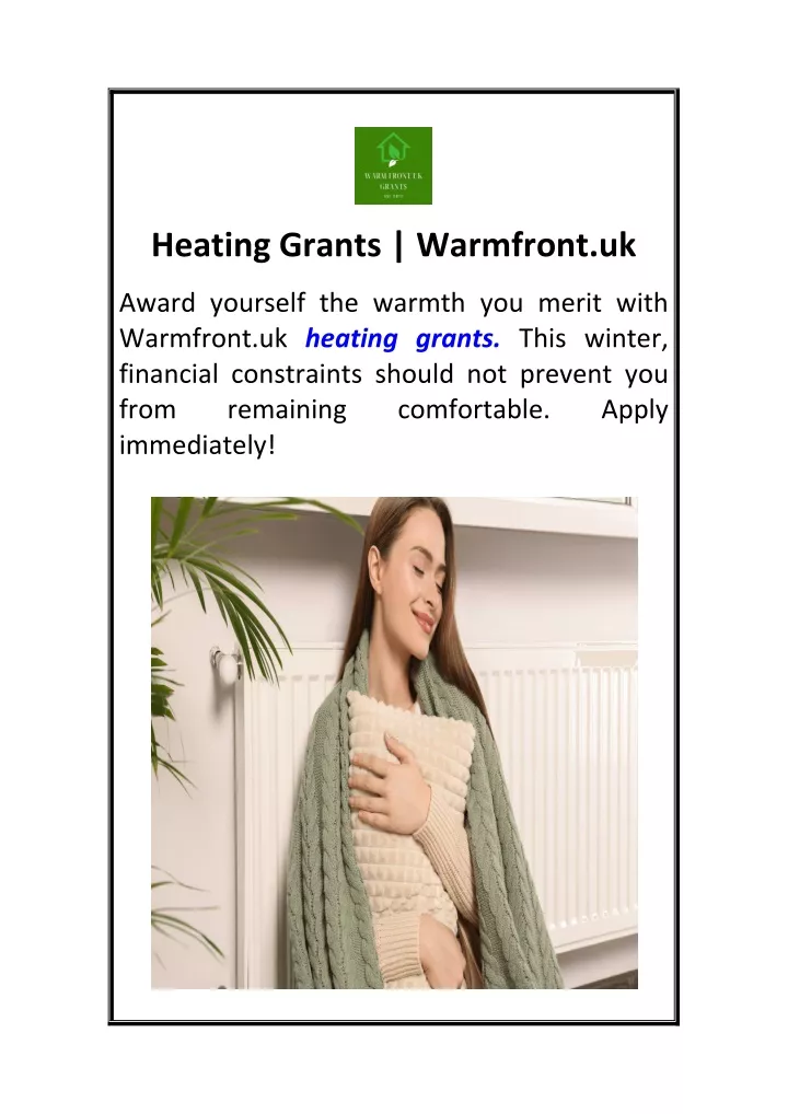 heating grants warmfront uk