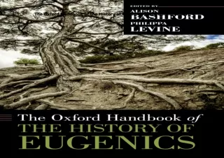 Ebook❤️(download)⚡️ The Oxford Handbook of the History of Eugenics (Oxford Handbooks)