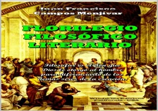 ❤️PDF⚡️ Florilegio Filosófico Literario (WIE) (Spanish Edition)