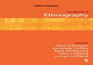 [PDF❤️ READ ONLINE️⚡️] Handbook of Ethnography