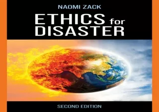 [PDF]❤️DOWNLOAD⚡️ Ethics for Disaster (Studies in Social, Political, and Legal Philosophy)