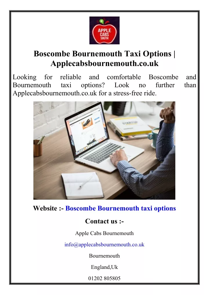 boscombe bournemouth taxi options