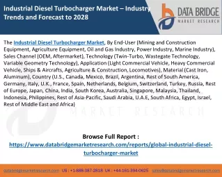 Industrial Diesel Turbocharger Market