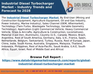 Industrial Diesel Turbocharger Market