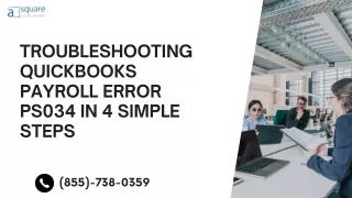 Troubleshooting QuickBooks Payroll Error PS034 in 4 Simple Steps