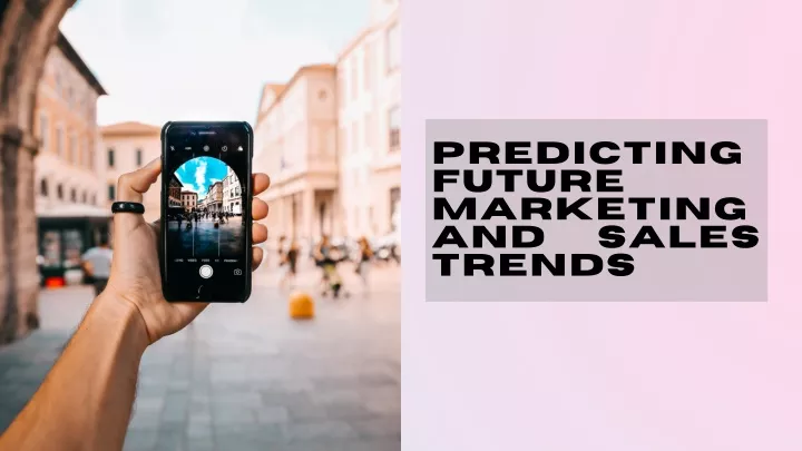 predicting future marketing and trends