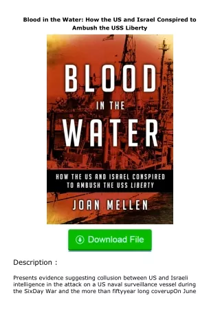 download⚡[PDF]❤ Blood in the Water: How the US and Israel Conspired to Ambush