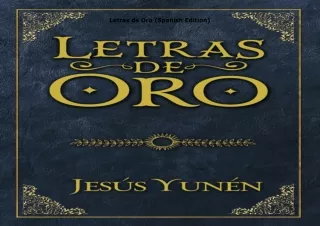 ❤️PDF⚡️ Letras de Oro (Spanish Edition)