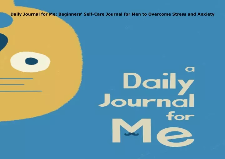 daily journal for me beginners self care journal